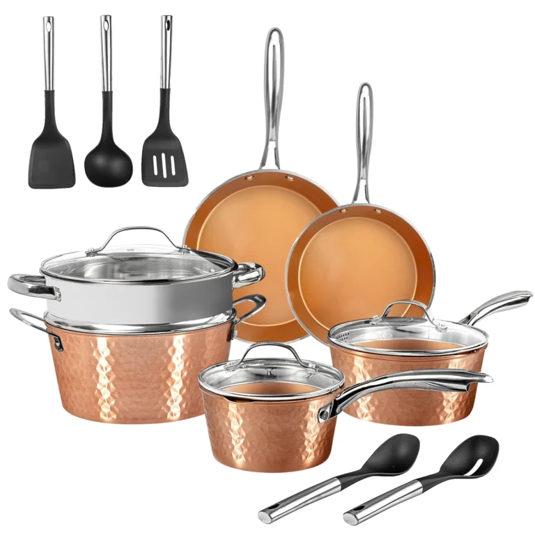 Non-Stick Cookware with Classic Copper Bottom Design